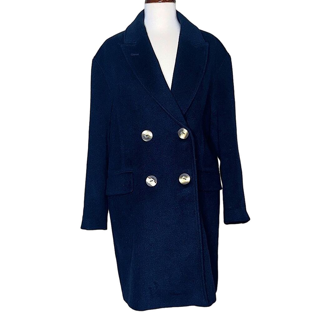 MANGO NAVY PEACOAT